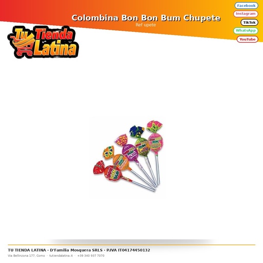 [upete] Colombina Bon Bon Bum Pacifier