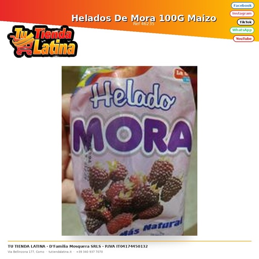 [46235] Blackberry Ice Cream 100G Corn