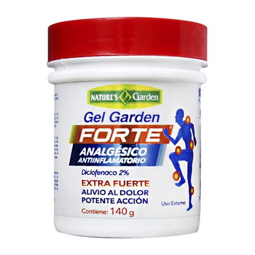 [2742] Gel Garden Forte Analgesico Extra Fuerte 140g Potente Accion