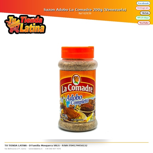[62939] Condimento Adobo La Comadre 200g (Venezuela)