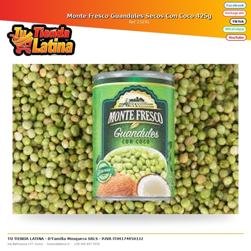 [23291] Guanduli Secchi Monte Fresco Al Cocco 425g