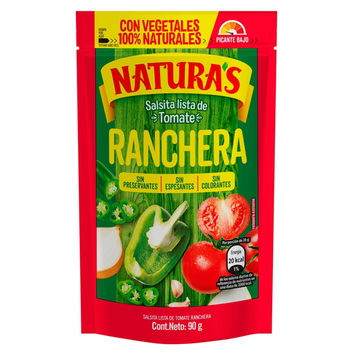 [4859] Naturas Salsita Lista De Tomate Ranchera 90g