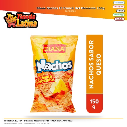 [00224] Diana Nachos The Crunch of the Moment 150g