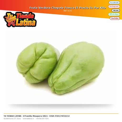 [ra f1] Fruit Vegetable Fresh Chayote The Price Is Per Kilo