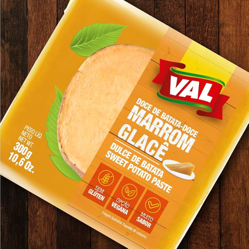 [01784] Marron Glace Bloco Val 300gr Doce De Batata Dulce De Batata
