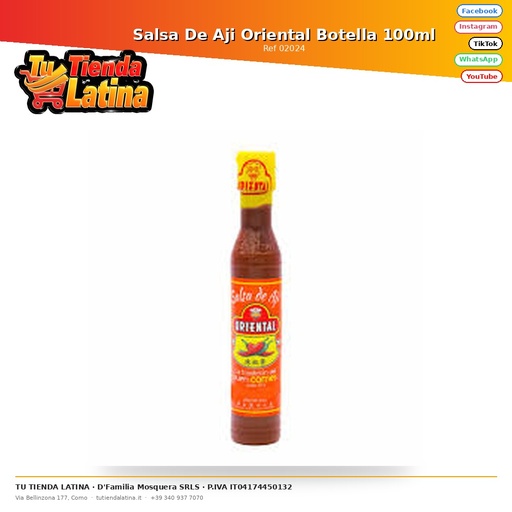 [02024] Oriental Chili Sauce Bottle 100ml