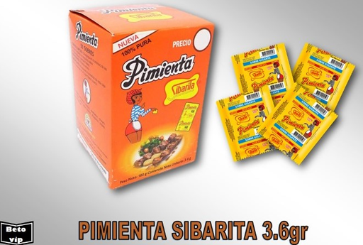 [3940] Pimienta Sibarila 3.6g (tres por un euro)
