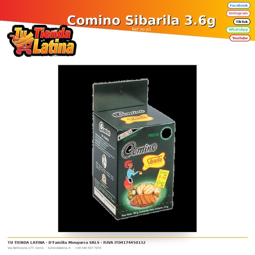 [no p1] Cumino Sibarila 3,6g