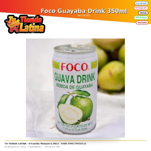 [01165] Focus Guava Bevanda 350ml