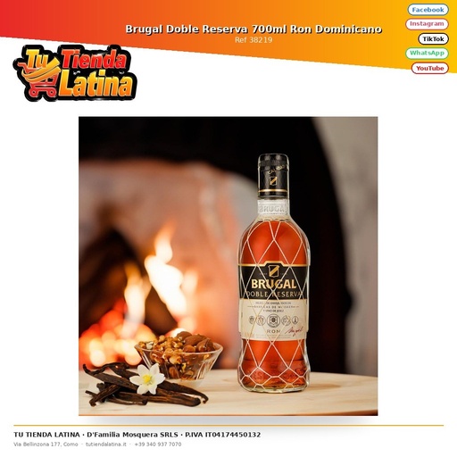 [38219] Brugal Double Reserve 700ml Dominican Rum