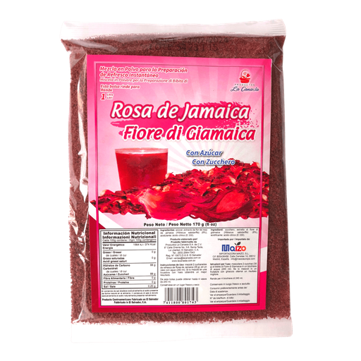 [01743] Mezcla En Polvo Rosa De Jamaica La Canasta 170g