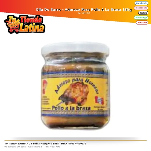 [48100] Clay Pot – Condimento per Pollo Alla Griglia 185g