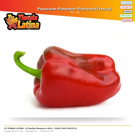 [ rojo] Peperone Pimenton Pimiento(Fresco) 