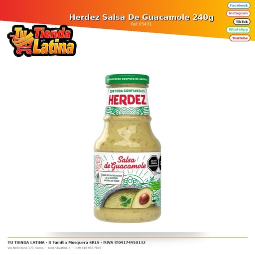 [05431] Herdez Guacamole Sauce 240g