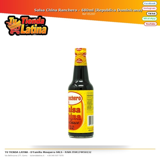 [05287] Salsa China Ranchero – 680ml (Republica Dominicana)