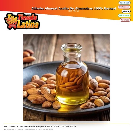 [74165] Alibaba Almond 100% Natural Almond Oil