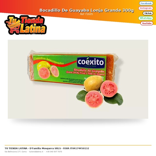 [71605] Bocadillo De Guayaba Lonja Grande 300g