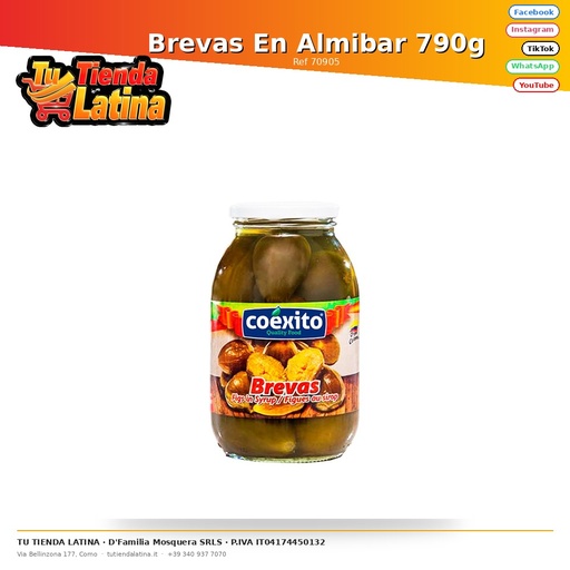 [70905] Fichi in Sciroppo (Brevas) 790g