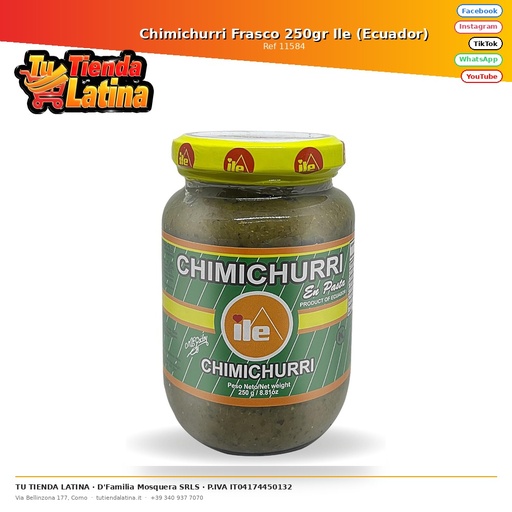 [11584] Chimichurri Jar 250gr Ile (Ecuador)