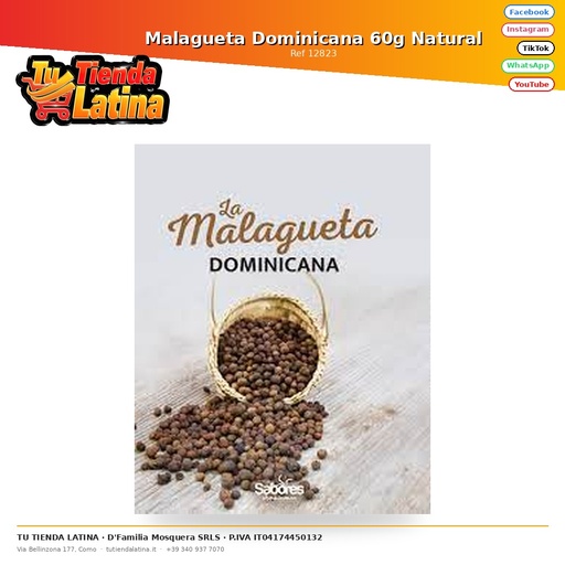 [12823] Dominican Malagueta 60g Natural
