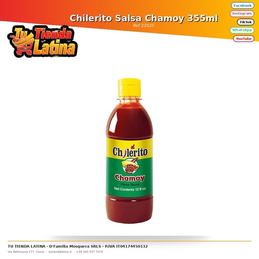 [22025] Chilerito Chamoy Sauce 355ml