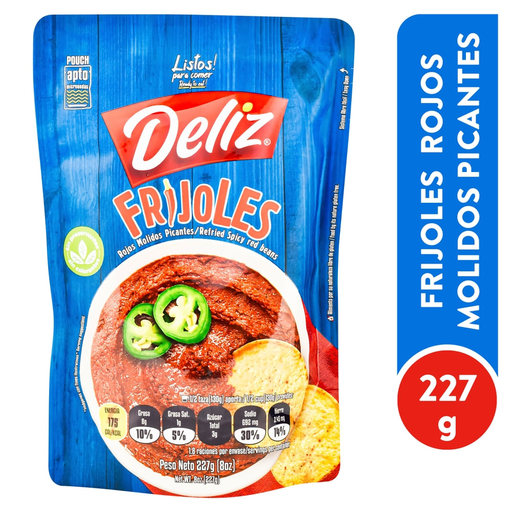 FRIJOLES ROJOS VOLTEADOS DELIZ 227g