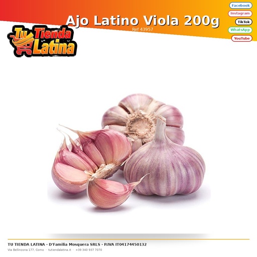 [43957] Aglio Viola Latino 200g