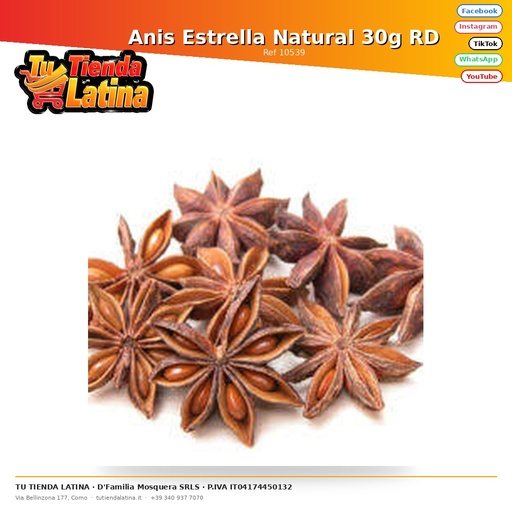 [10539] Natural Star Anise 30g RD