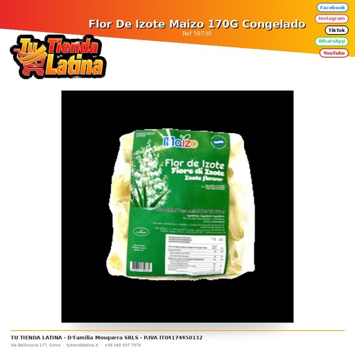 [59730] Izote Corn Flower 170G Frozen