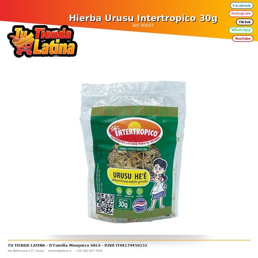 [80607] Intertropical Urusu Herb 30g
