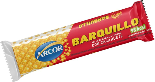 [40131] Arcor Barquillo Relleno Con Cacahuete 25g