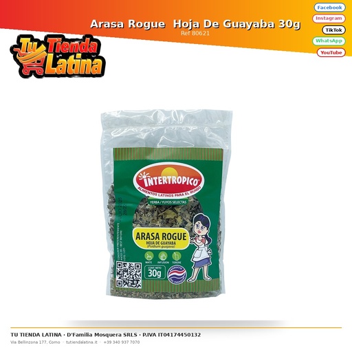 [80621] Arasa Rogue Foglia di Guava 30g