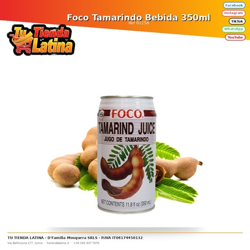 [01158] Foco Tamarindo Bebida 350ml