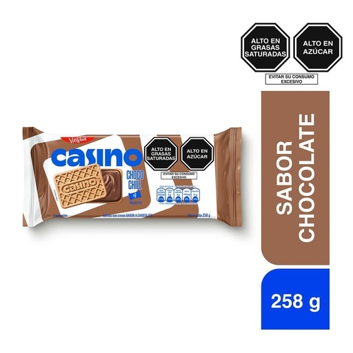 [7750243052733] Casino Galletas Chocolate 258g x6 Paquetes