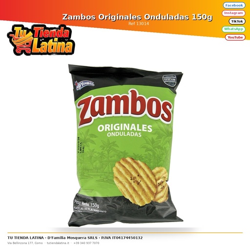 [13014] Original Wavy Zambos 150g