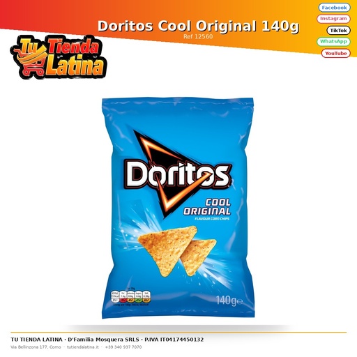 [12560] Doritos Fresco Originale 140g
