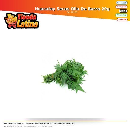 [48193] Huacatay Dried Clay Pot 20g