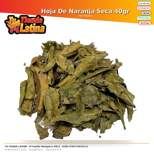 [48346] Dried Orange Leaf 40gr
