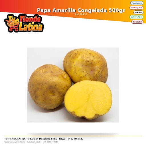 [48957] Papa Amarilla Congelada 500gr