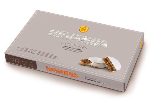 [06107] Alfajores Havanna Merengue Clasico 6Und