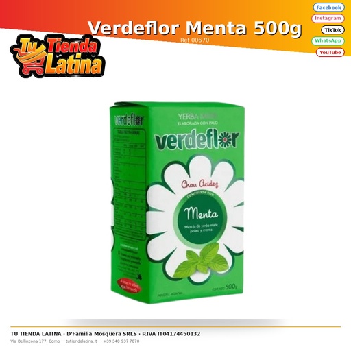 [00670] Verdeflor Mint 500g