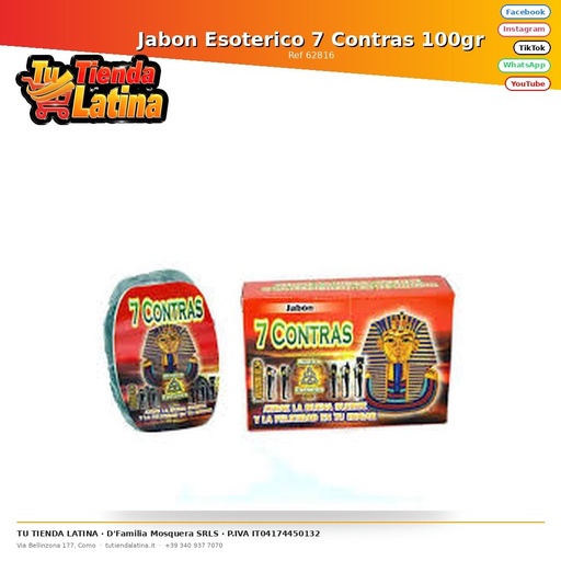 [62816] Esoteric Soap 7 Cons 100gr