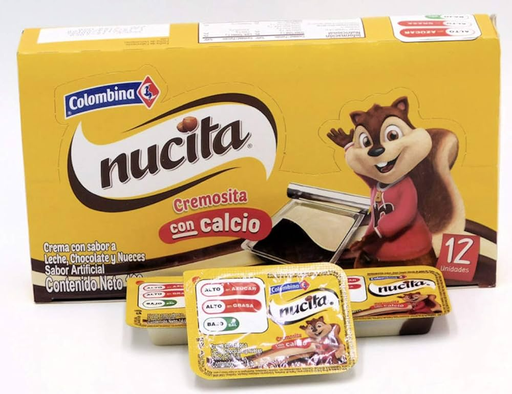 Nucita Colombina Original Dis X 12 168gr (copia)