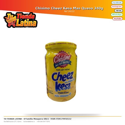 [24222] Chisimo Cheez Kesa Mas Cheese 340g