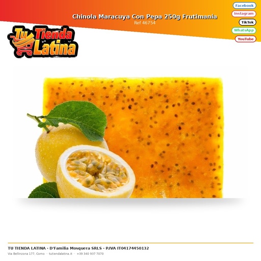 [46754] Chinola Maracuya Con Pepa 250g Frutimania