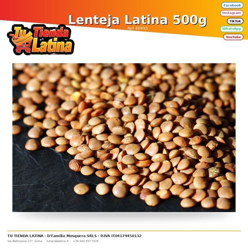 [40993] Lenticchie latine 500g