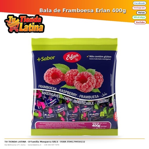 Erlan Lampone Proiettile 400g