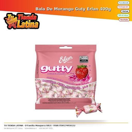 Guty Erlan Morango Proiettile 400g