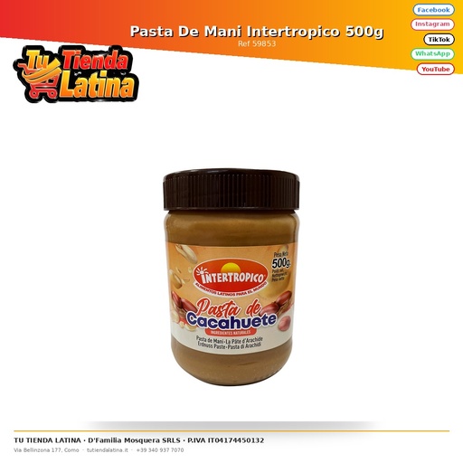 [59853] Intertropical Peanut Paste 500g