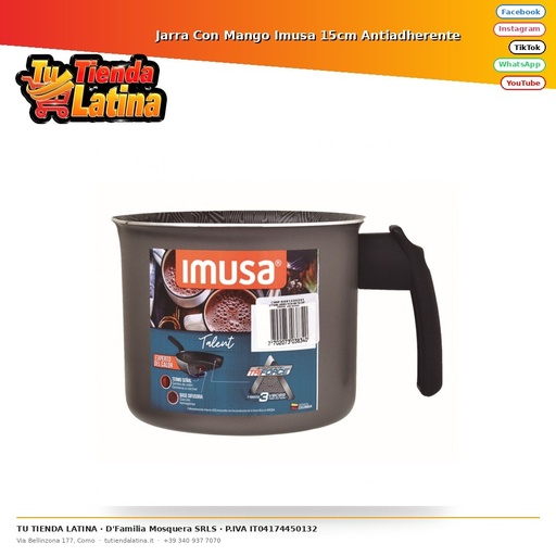 Jug With Handle Imusa 15cm Non-Stick